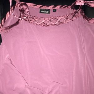 Purple camisole with rope lining on front